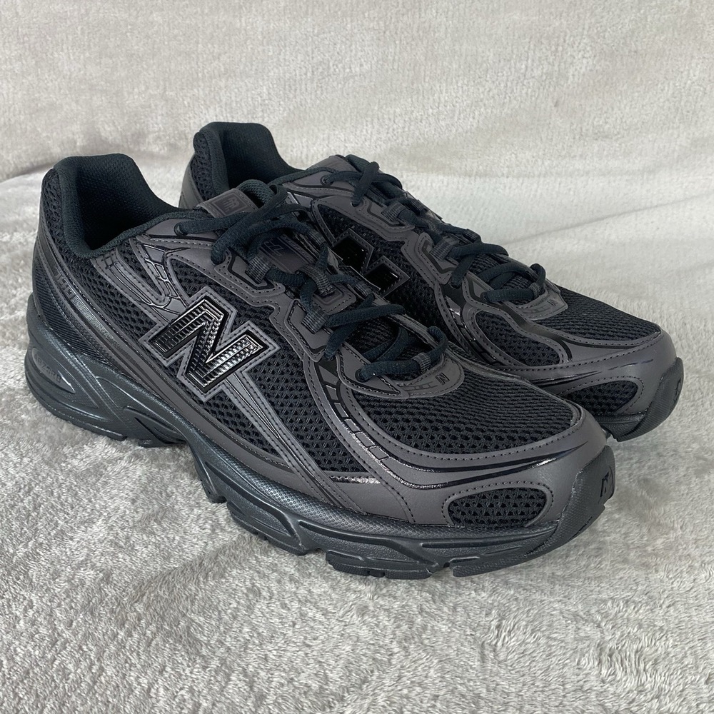 New Balance 740 Shoes Mens Size 12 Black Mesh Running Sneakers Athletic NEW